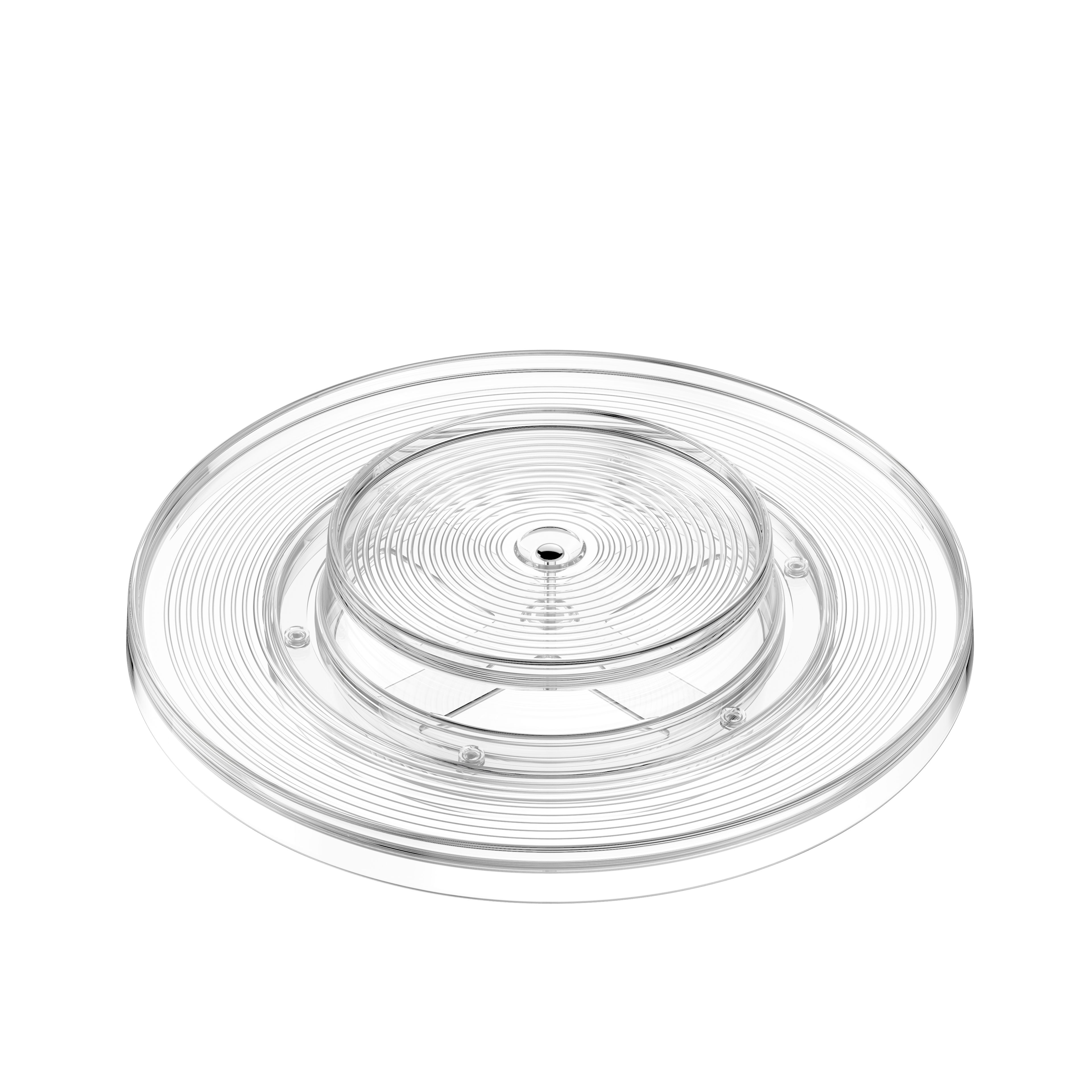 2 уровня организатора поворотного стола для шкафа